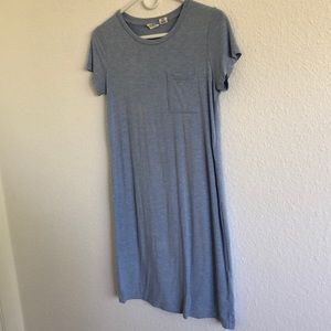 Light Blue T-shirt Dress